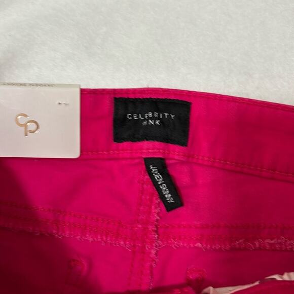Celebrity Pink Jayden Skinny Pant Junior’s Size 3 Pink New Stretchy Colorful - Picture 3 of 8